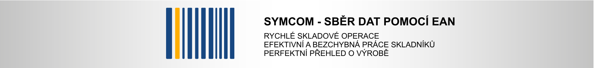 Admis Symcom - sběr dat pomocí EAN